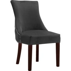 MOD The Splendor Dining Chair, Gray, Velvet Set Of 2 -abbyson shop 70b15f5e032dfd30 0735 w800 h800 b1 p0