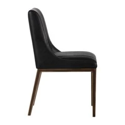 MOD The Stanton Dining Chair, Black, Faux Leather, Set Of 2 -abbyson shop 71815ad20c6ed9ba 5922 w800 h800 b1 p0