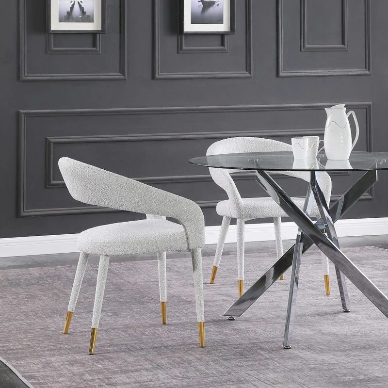 MOD The Prescott Dining Chair, Cream, Fabric 10 MOD The Prescott Dining Chair, Cream, Fabric - Image 8