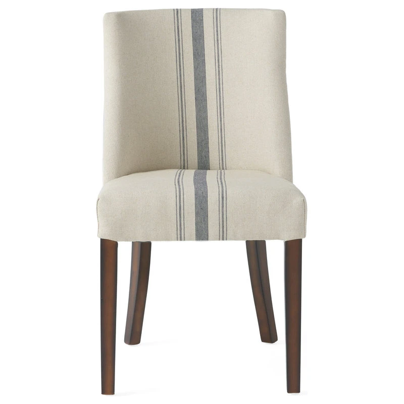 GDFStudio GDF Studio Rydel Fabric Dining Chairs, Set Of 2, Blue Stripe 14 GDFStudio GDF Studio Rydel Fabric Dining Chairs, Set Of 2, Blue Stripe - Image 12