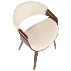MOD The Aria Dining Chair, Walnut And Cream, Wood, PU Leather 9 MOD The Aria Dining Chair, Walnut And Cream, Wood, PU Leather -abbyson shop 7481b0e80eb9d376 9132 w800 h800 b1 p0