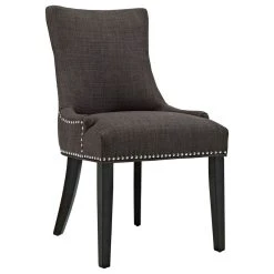 LexMod Marquis Upholstered Fabric Dining Chair, Brown -abbyson shop 7641632500cd2448 0423 w800 h800 b1 p0