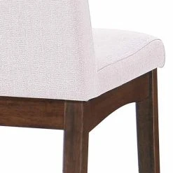 GDFStudio GDF Studio Gertrude Fabric & Wood Finish Dining Chairs, Set Of 2, Lightbeige/Wal -abbyson shop 7651a89901e4dca9 9957 w800 h800 b0 p0