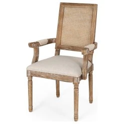 GDFStudio Zentner Wood And Cane Upholstered Dining Chair, Beige + Natural, Set Of 2 -abbyson shop 77f12fbe00d3e1bd 0189 w800 h800 b1 p0