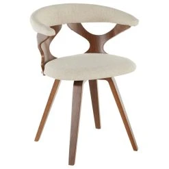 MOD The Monte Dining Chair, Cream, Fabric