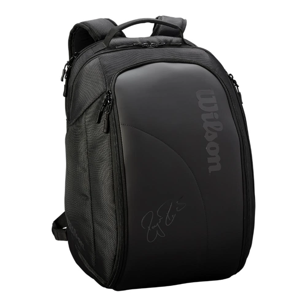Wilson Federer DNA Tennis Backpack Black 3 Wilson Federer DNA Tennis Backpack Black