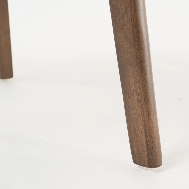 GDFStudio GDF Studio Lucille Fabric/ Wood Finish Dining Chair, Set Of 2, Dark Gray/Walnut 9 GDFStudio GDF Studio Lucille Fabric/ Wood Finish Dining Chair, Set Of 2, Dark Gray/Walnut - Image 7