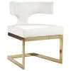 MOD The Eve Dining Chair, White And Gold, Faux Leather And Metal -abbyson shop 7a81b99c027411f0 0745 w800 h800 b1 p0