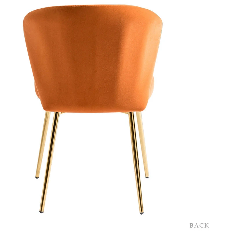 MOD The Audrey Dining Chair, Velvet, Set Of 2, Orange 8 MOD The Audrey Dining Chair, Velvet, Set Of 2, Orange - Image 6