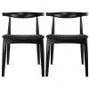 Homedotdot Set Of 2 Elbow Farmhouse Wooden Dining Chairs With PU Leather Seat, Black(assembled) -abbyson shop 7f91877003efe385 1760 w800 h800 b1 p0