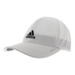 Adidas Men's SuperLite Tennis Cap White And Black 100% Polyester Color