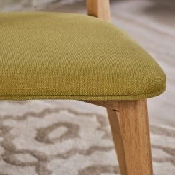 GDFStudio Crystal Mid-Century Modern Fabric Upholstered Dining Chairs, Set Of 2, Green Tea -abbyson shop 8461ba0301e6612d 0040 w800 h800 b0 p0