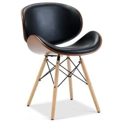 Belleze Set Of 2 Upholstered Leather Dining Room Accent Chair, Black -abbyson shop 85a168c70b64d23b 0856 w800 h800 b1 p0