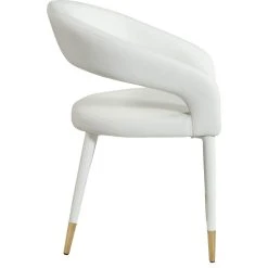 Meridian Furniture Destiny Dining Chair, White, Faux Leather 14 Meridian Furniture Destiny Dining Chair, White, Faux Leather -abbyson shop 86213d30018eec6a 3377 w800 h800 b1 p0