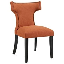 LexMod Curve Upholstered Fabric Dining Chair, Orange 14 LexMod Curve Upholstered Fabric Dining Chair, Orange -abbyson shop 87e106e800cd2221 0281 w800 h800 b1 p0