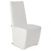Zuri Furniture Boston High Back Modern Dining Chair - Cream