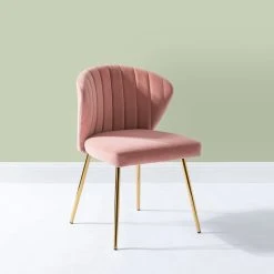 Karat Home Luna Side Chair, Pink -abbyson shop 8ad162f10eec5727 1934 w800 h800 b0 p0