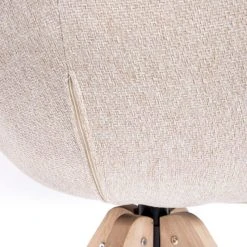 KINWELL Swivel Desk Chair No Wheels Upholstered Dining Chair Armchair, Beige -abbyson shop 8e61cadd0f35fb1d 1751 w800 h800 b0 p0