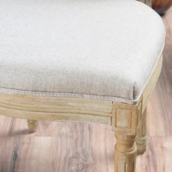 GDFStudio GDF Studio Phinnaeus French Country Fabric Dining Chairs (Set Of 2), Griege/Natural -abbyson shop 8f31121a019ca977 3548 w800 h800 b0 p0
