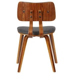 Armen Living Jaguar Mid-Century Dining Chair, Walnut, Charcoal -abbyson shop 90b1863408ca8bae 7716 w800 h800 b1 p0