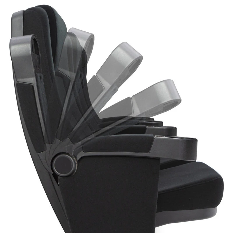 Seatcraft Zenith Movie Theater Seating, Black, Row Of 3 7 Seatcraft Zenith Movie Theater Seating, Black, Row Of 3 - Image 6