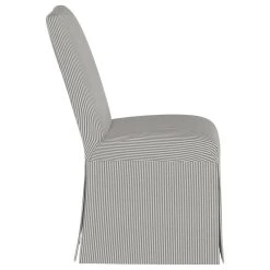 Skyline Furniture Mfg Inc Zachary Slipcover Dining Chair, Oxford Stripe Charcoal 12 Skyline Furniture Mfg Inc Zachary Slipcover Dining Chair, Oxford Stripe Charcoal -abbyson shop 97917b850dbcad1b 8534 w800 h800 b1 p0
