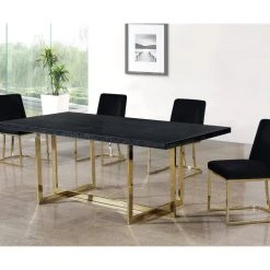 MOD The Josephine Velvet Dining Chair, Black And Gold, Set Of 2 -abbyson shop 98213b730274120d 0758 w800 h800 b0 p0