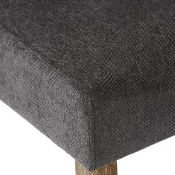 GDFStudio GDF Studio Elmerson Roll Back Dining Chairs, Set Of 2, Dark Gray, Fabric -abbyson shop 9851587d0369ee0a 8010 w800 h800 b0 p0