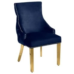 MOD The Sovereign Dining Chair, Navy, Velvet, Set Of 2 12 MOD The Sovereign Dining Chair, Navy, Velvet, Set Of 2 -abbyson shop 99b1753002741553 0736 w800 h800 b1 p0