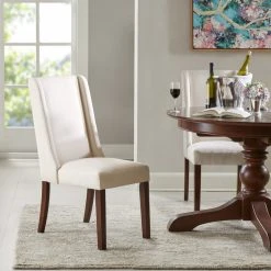 GwG Outlet Madison Park Brody Wood Dining Chair Set Of 2 In Cream Finish MP100-0038 -abbyson shop 9b21d1de0e6f18bc 1003 w800 h800 b0 p0