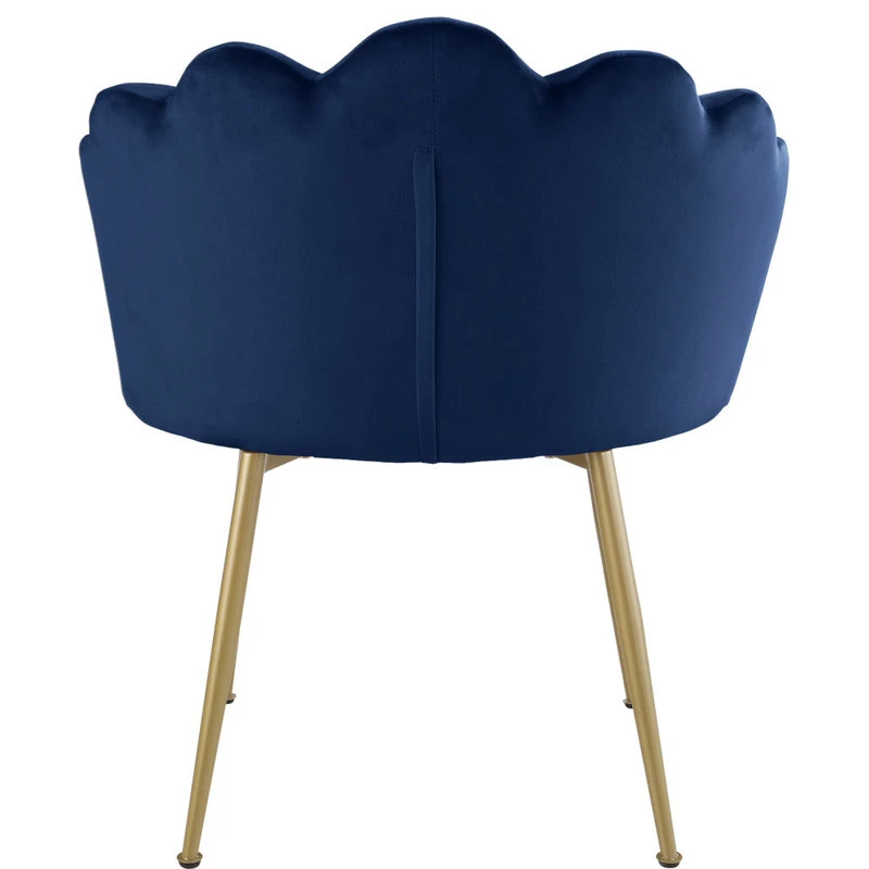 MOD The Perla Dining Chair, Navy, Velvet, Set Of 2 6 MOD The Perla Dining Chair, Navy, Velvet, Set Of 2 - Image 4