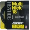 Ashaway MultiNick Squash 18g - High Tenacity Multifilament Nylon Core -abbyson shop BAMN BLK 1