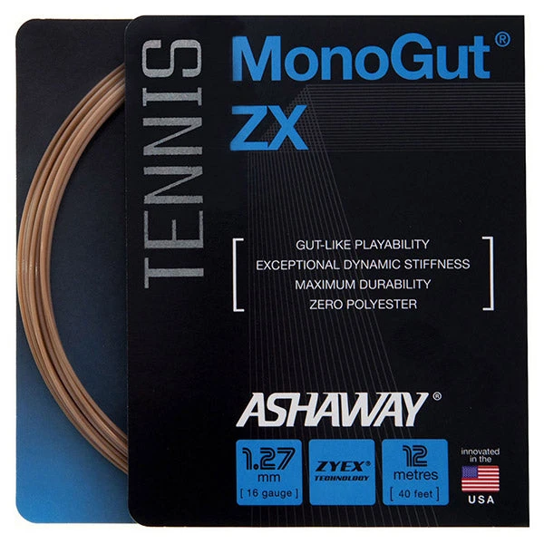 Ashaway Monogut ZX 16g (Natural) Abrasion Resistance And Enhances String Life 3 Ashaway Monogut ZX 16g (Natural) Abrasion Resistance And Enhances String Life