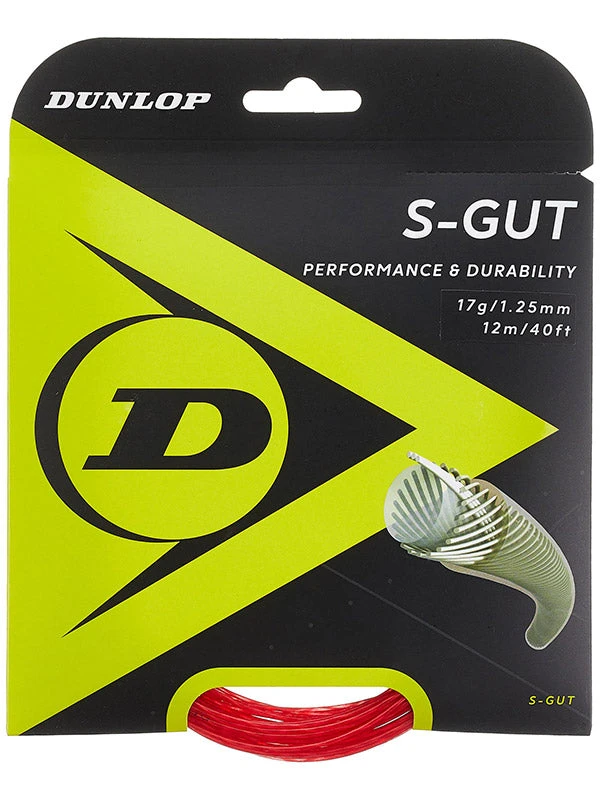 Dunlop S-Gut W/Dyna-Tec 17g (Red) 3 Dunlop S-Gut W/Dyna-Tec 17g (Red)