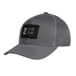 2UNDER 2UNDR Snap Back Mesh Hat (Grey) - Universal Cap - Unisex And Stylish
