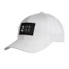 2UNDER 2UNDR Snap Back Mesh Hat (White) - Unisex Tennis Cap - Adjustable Snap Back -abbyson shop C2H003 WHT