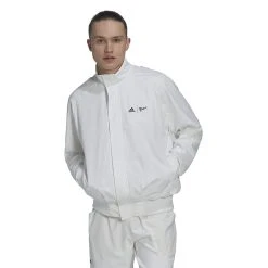 Adidas London Jacket (M) (White) Removable Bag On The Back - 100% Recycled Polyester