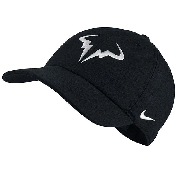 Nike Rafa Aerobill Cap (M) (Black/White) 3 Nike Rafa Aerobill Cap (M) (Black/White)