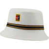 Nike Court Heritage Bucket Hat (White) -abbyson shop CN49HQ WHT