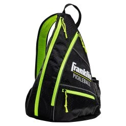 Franklin Pickleball Sling Bag (Black/Optic Green)