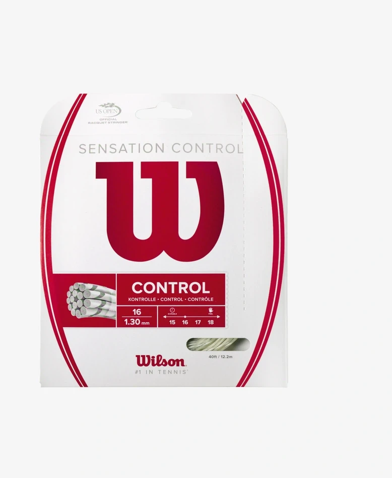 Wilson SENSATION CONTROL 16 TENNIS STRING - SET 3 Wilson SENSATION CONTROL 16 TENNIS STRING - SET