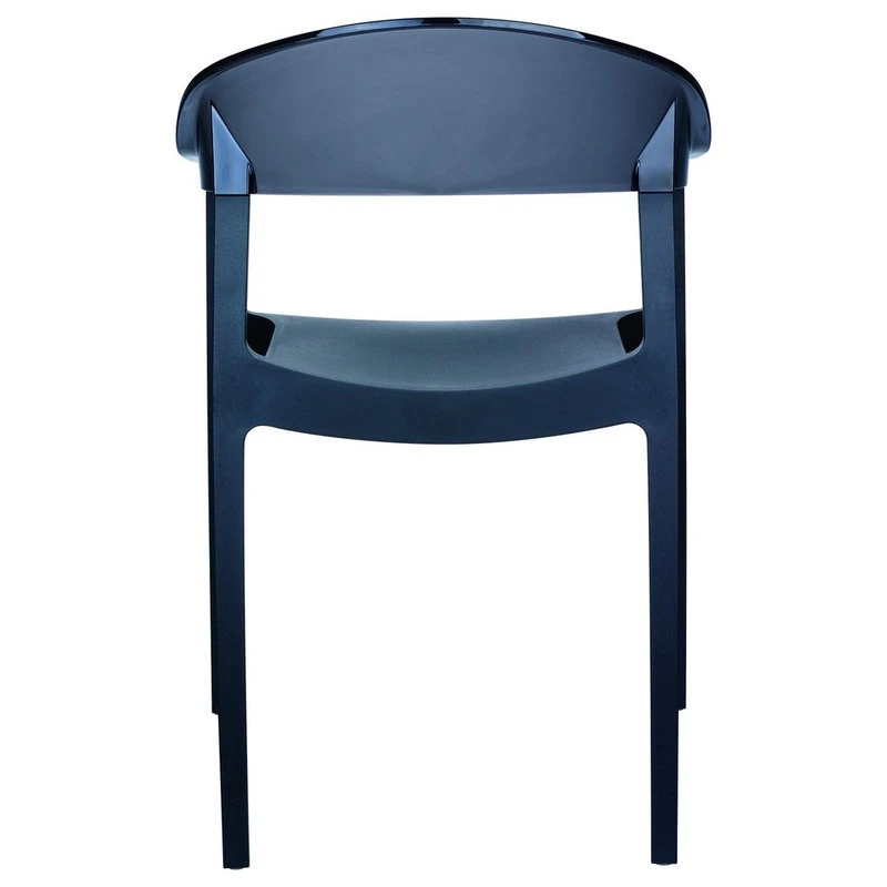 MOD The Enders Dining Chair, Black And Transparent Black, Polypropylene, Set Of 2 7 MOD The Enders Dining Chair, Black And Transparent Black, Polypropylene, Set Of 2 - Image 5