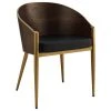 LexMod Cooper Faux Leather Dining Armchair In Gold -abbyson shop a1a105e900cd2828 7381 w800 h800 b1 p0