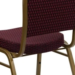 Flash Furniture HERCULES Banquet Stack Chair, Dome Back, Gold Frame, Burgundy Fabric, 37.5"H -abbyson shop a2f1a4c301b12223 6630 w800 h800 b0 p0