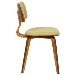 Armen Living Jaguar Mid-Century Dining Chair, Walnut, Green -abbyson shop a6e108a708ca8bb4 0012 w800 h800 b1 p0