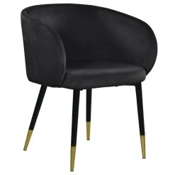 MOD The Soho Dining Chair, Black, Velvet -abbyson shop a961c84402741295 0757 w800 h800 b1 p0