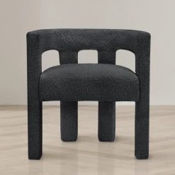 MOD The Camille Dining Chair, Bouclé Fabric, Black 9 MOD The Camille Dining Chair, Bouclé Fabric, Black -abbyson shop a9710746039b8b98 7402 w800 h800 b0 p0