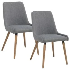 WHI Set Of 2 Upholstered Fabric Chair, Dark Gray And Gray Leg -abbyson shop aa111ffb0e8cbb8c 5160 w800 h800 b1 p0