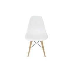 CozyBlock White DSW Midcentury Dining Shell Chairs, Beech Wood Eiffel Legs, Set Of 4 -abbyson shop afc184330c827166 2935 w800 h800 b1 p0