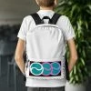TENNIS INC NU Backpack -abbyson shop all over print backpack white back 6190880be4572